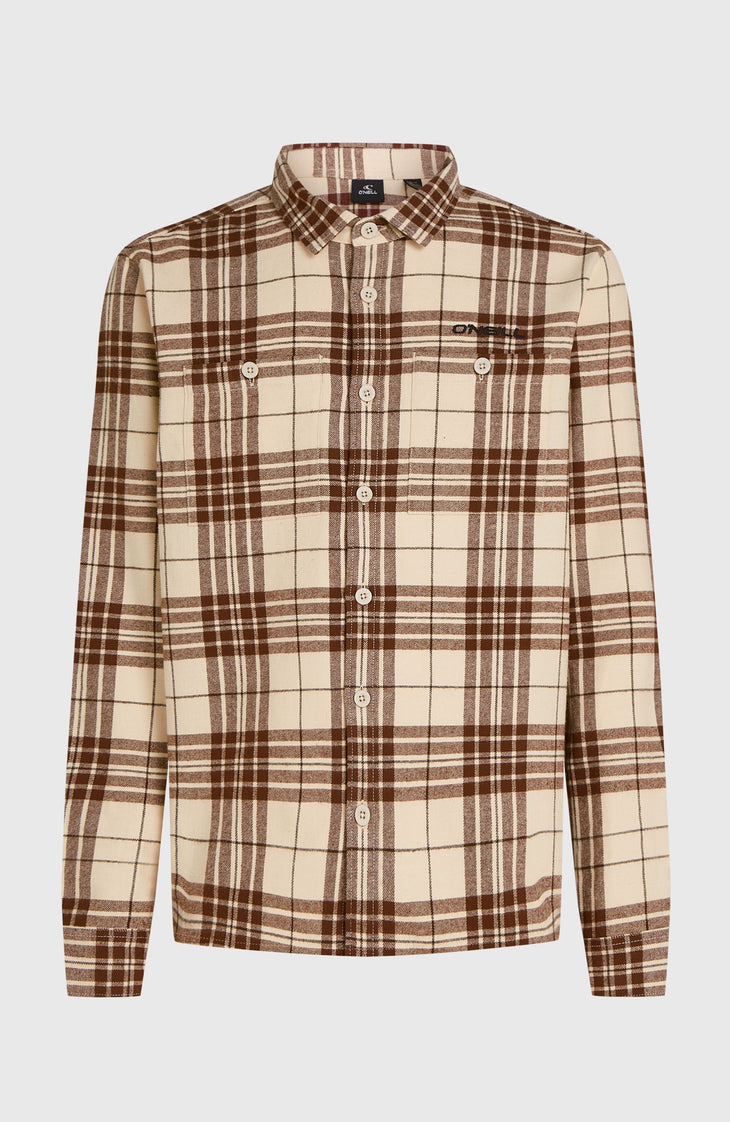 Chemise Must-Have en flanelle | Beige Flannel Check