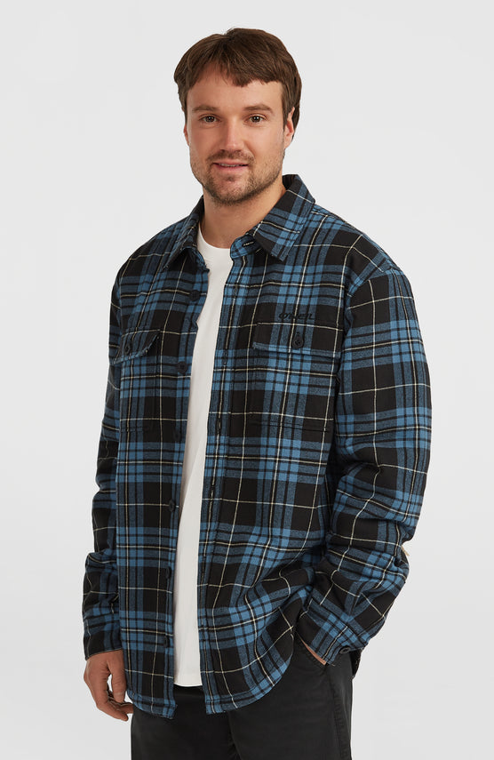 Chemise Must-Have doublée en polaire | Blue Flannel Check