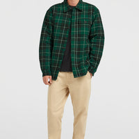 Chemise Must-Have doublée en polaire | Green Flannel Check