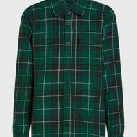 Chemise Must-Have doublée en polaire | Green Flannel Check