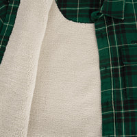 Chemise Must-Have doublée en polaire | Green Flannel Check