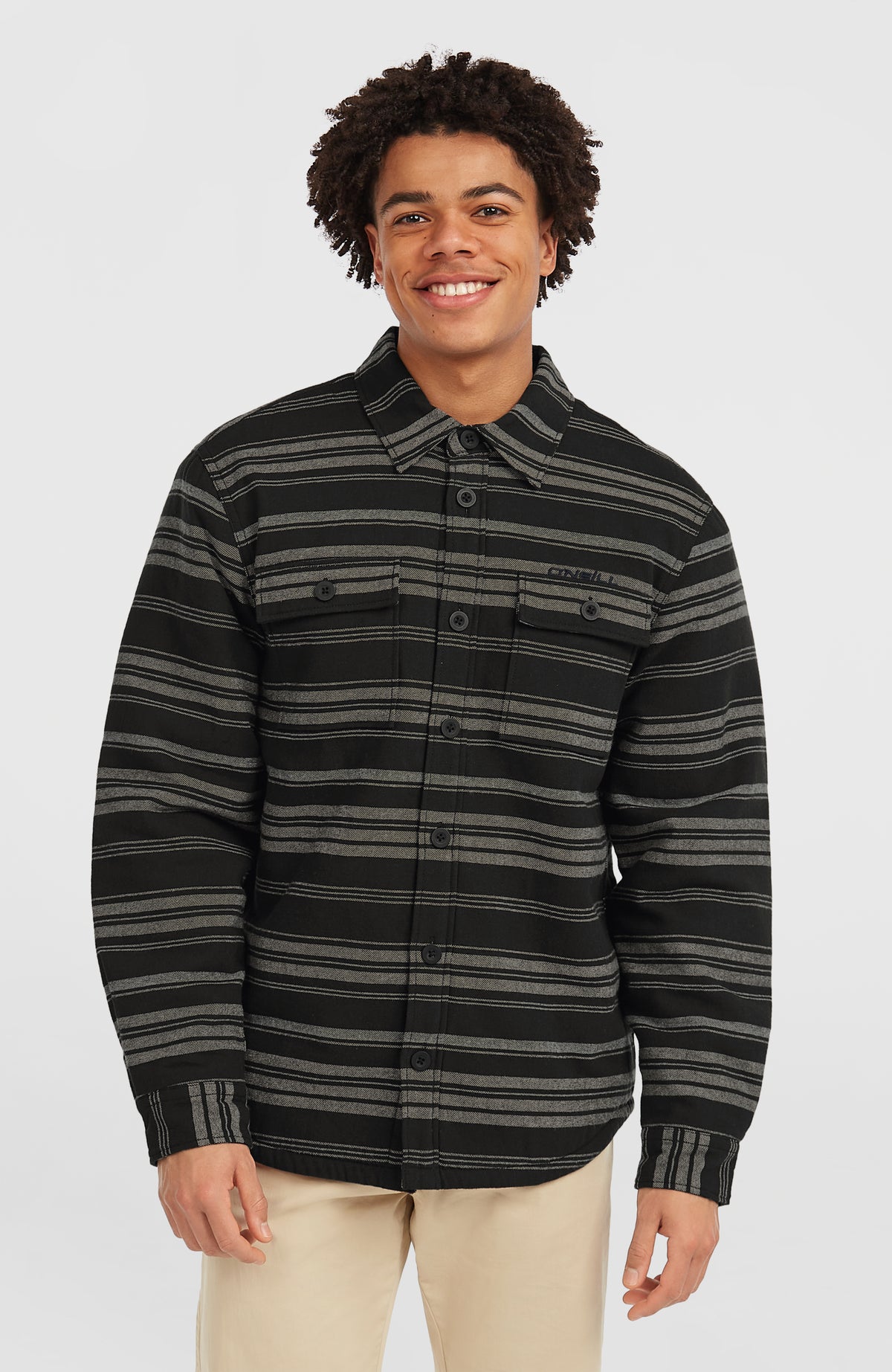 Chemise Must-Have doublée en polaire | Black Bavaro