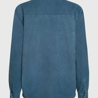 Surchemise O'Riginals en velours côtelé et doublée en polaire | Mozart Blue