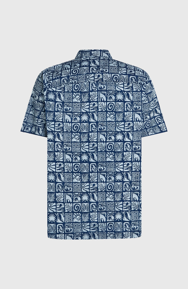 Chemise O'Neill Print | Dark Blue Bricks