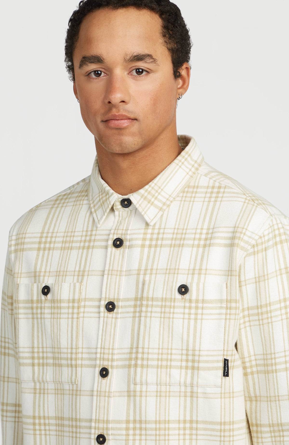 Chemise Must-Have en flanelle | Beige Big Check Plaid
