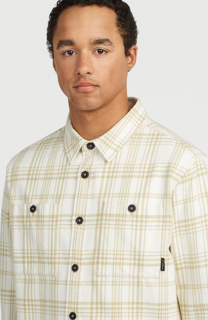 Chemise Must-Have en flanelle | Beige Big Check Plaid