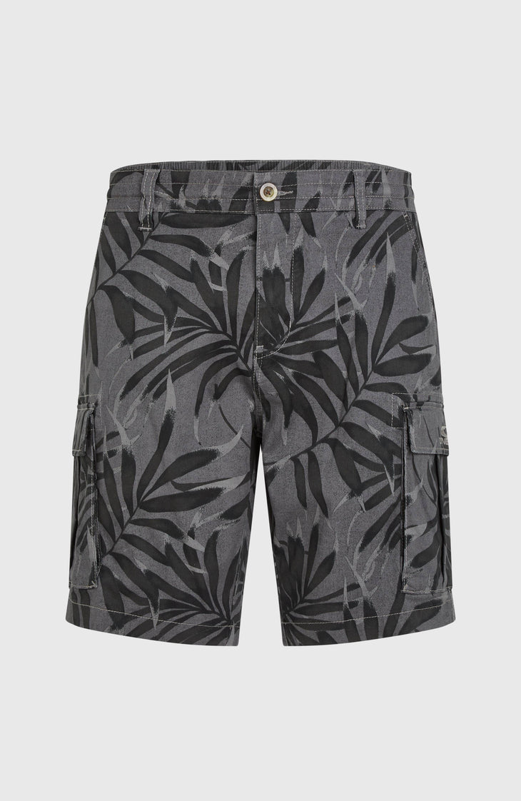 Short cargo Essentials | Black Dipped Leaves