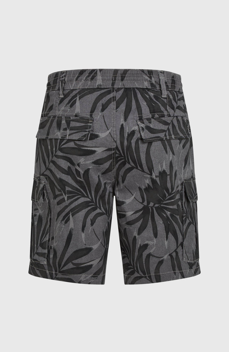 Short cargo Essentials | Black Dipped Leaves