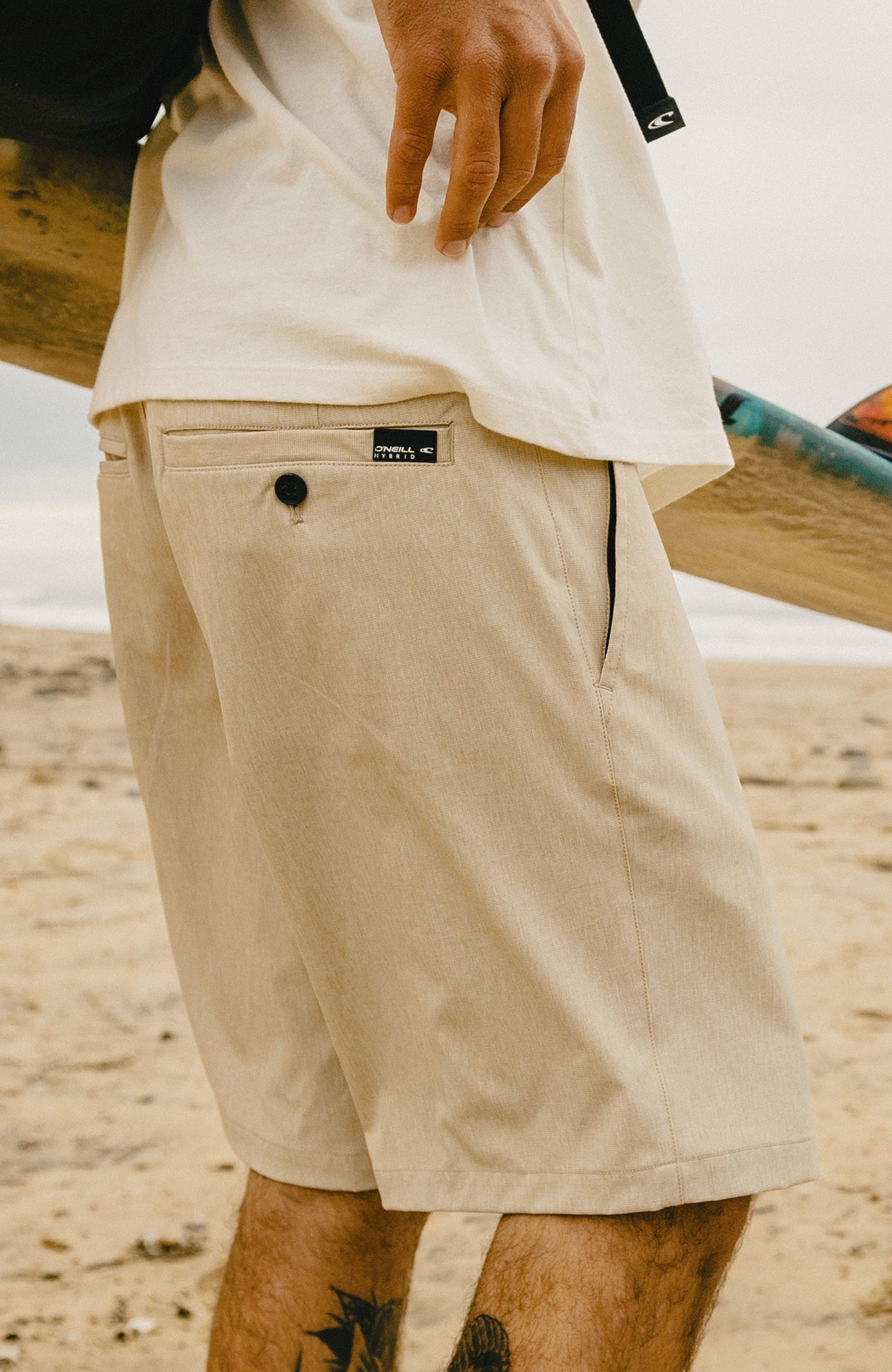 Shorts Hybrid 19'' Melange | Cocoa Sand