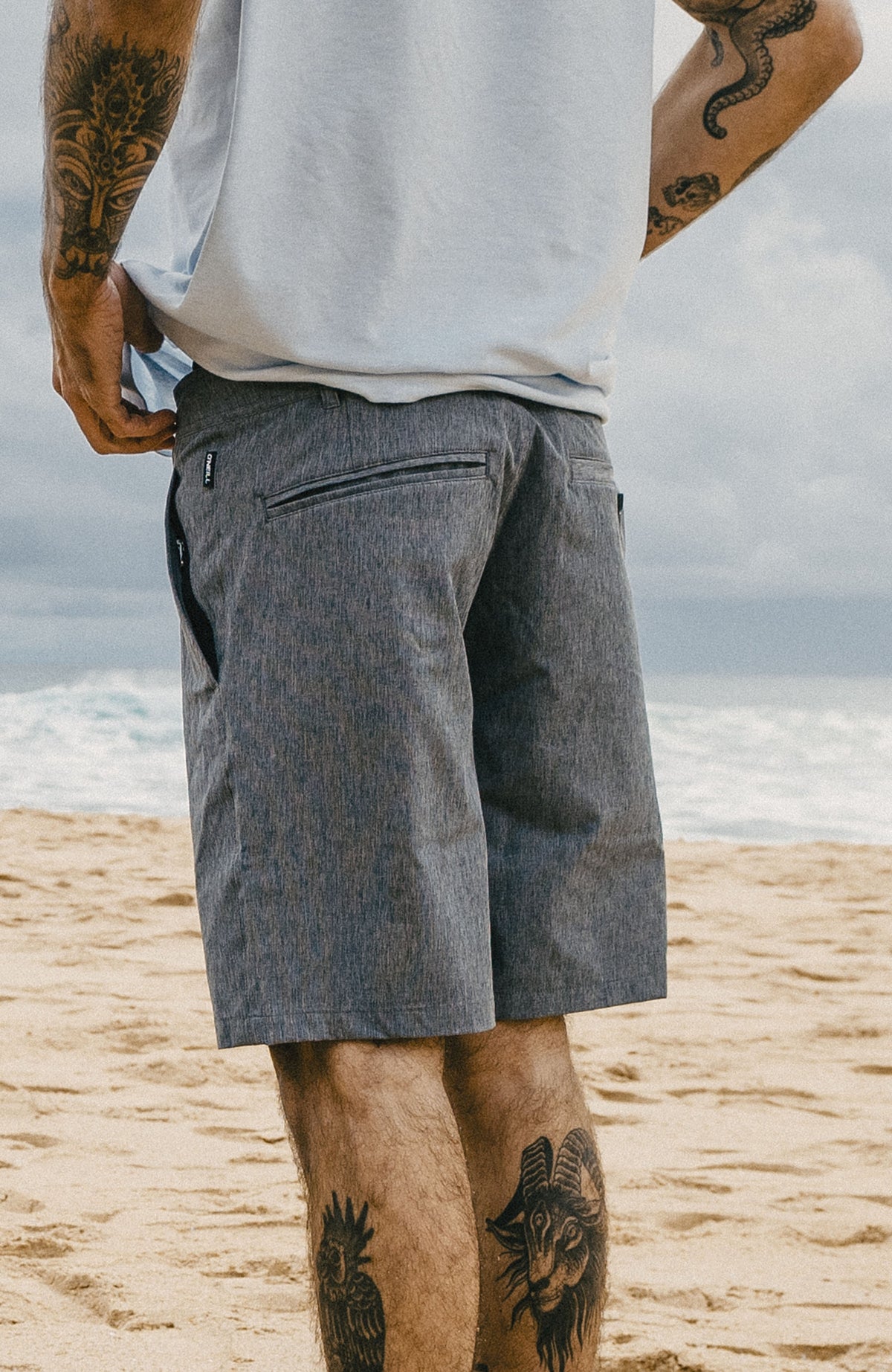 Shorts Hybrid 19'' Melange | Black Out