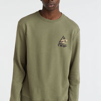 Sweatshirt Torrey Crew | Deep Lichen Green