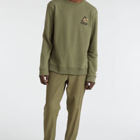 Sweatshirt Torrey Crew | Deep Lichen Green