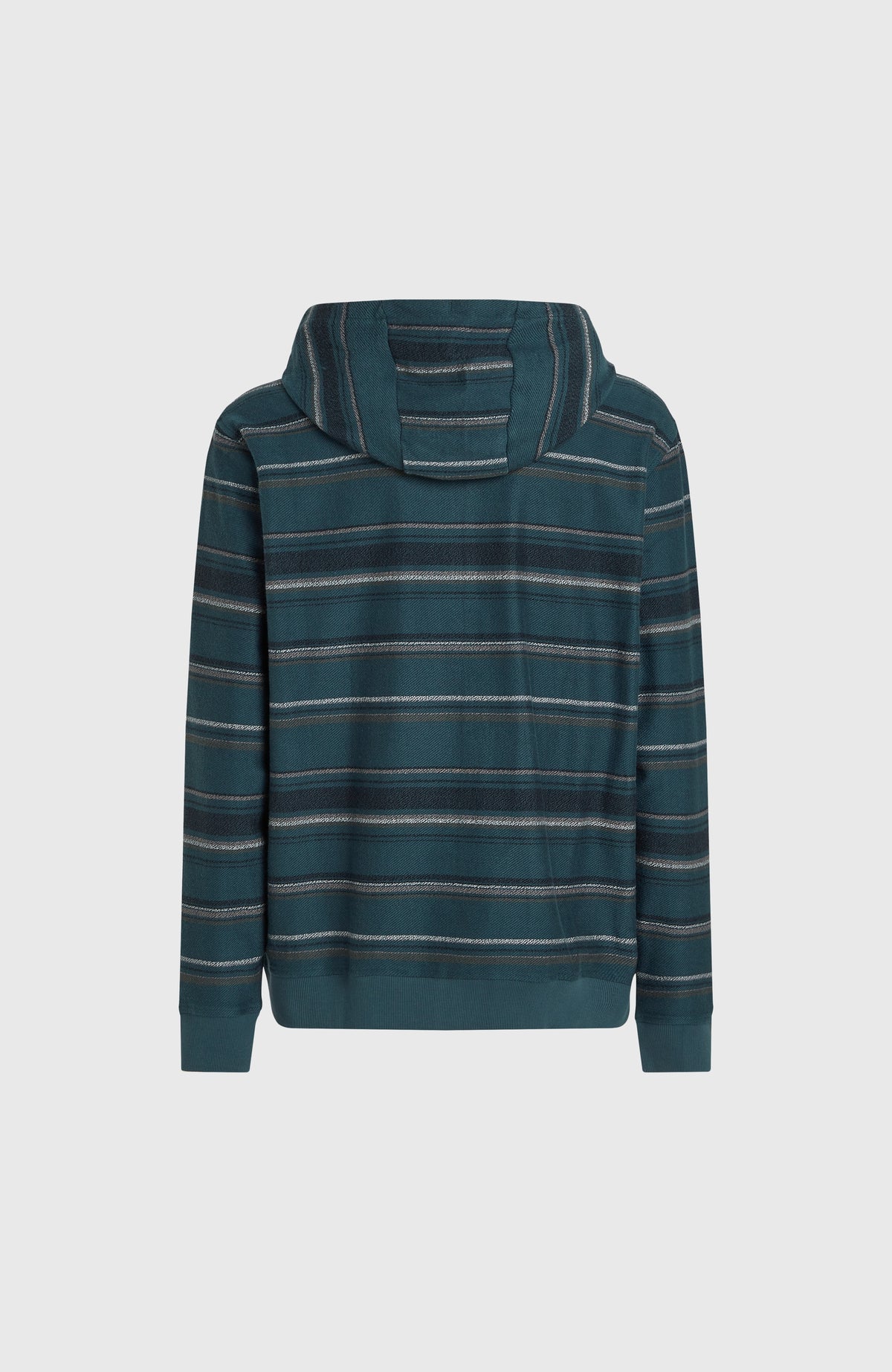 Sweat à capuche Bavaro à zip intégral | Blue Ikat Stripe