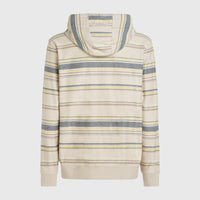 Sweat à capuche Bavaro à zip intégral | Grey Vintage Stripe