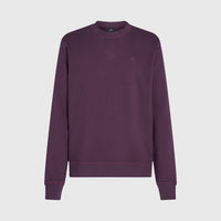 Sweatshirt à col rond Small Logo | Aubergine