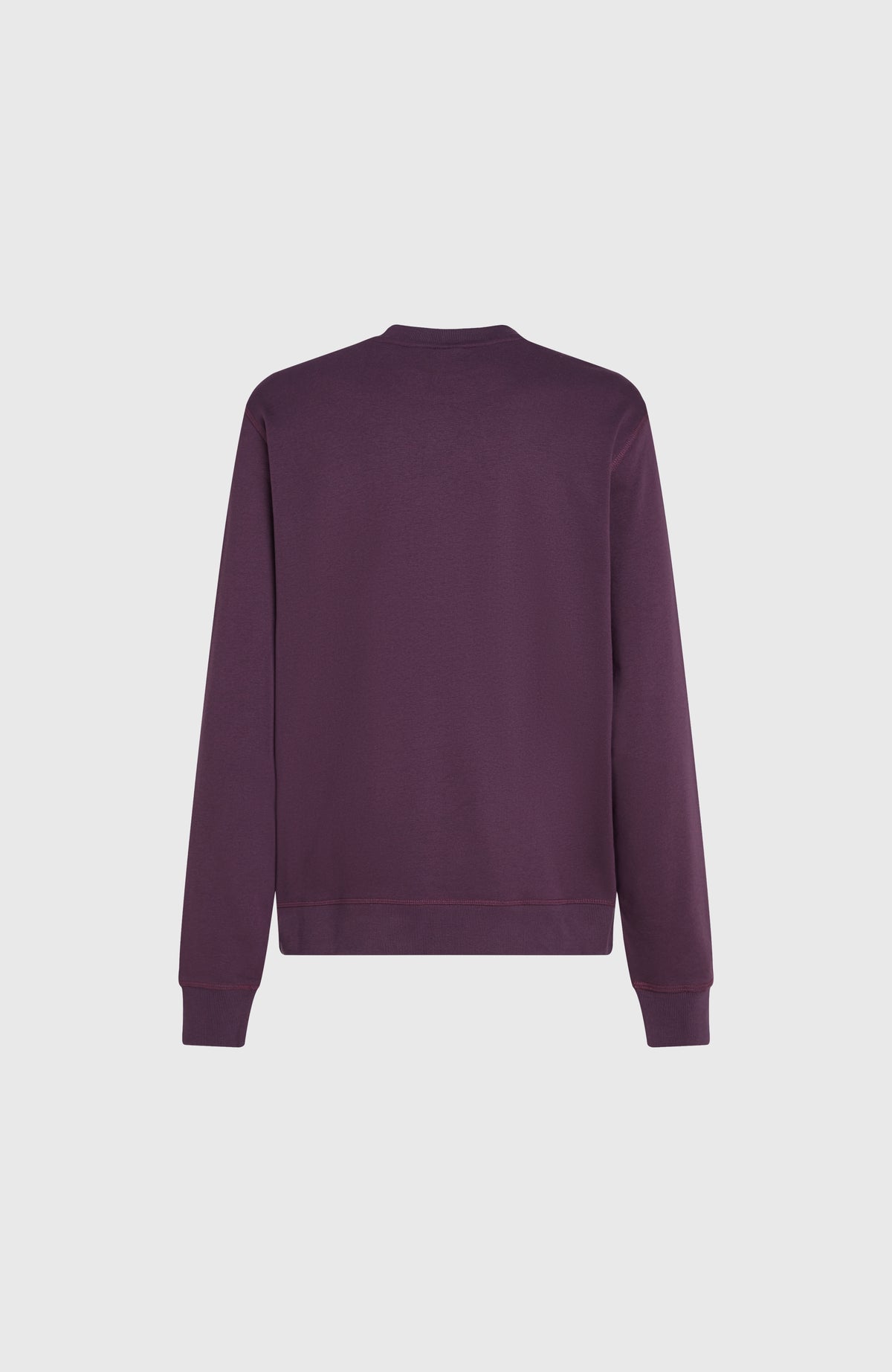 Sweatshirt à col rond Small Logo | Aubergine