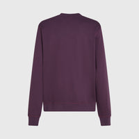 Sweatshirt à col rond Small Logo | Aubergine