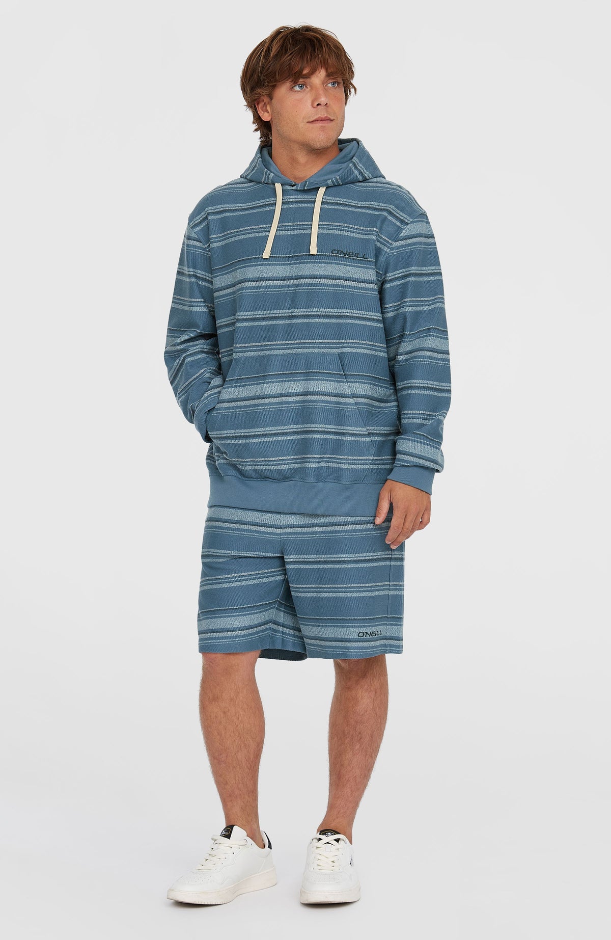Sweat à capuche Bavaro | Blue Bavaro Stripe