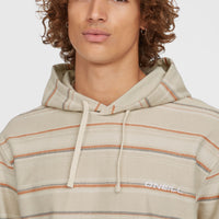 Sweat à capuche Bavaro | Beige/Orange Bavaro Stripe