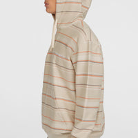 Sweat à capuche Bavaro | Beige/Orange Bavaro Stripe