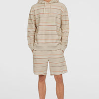 Sweat à capuche Bavaro | Beige/Orange Bavaro Stripe
