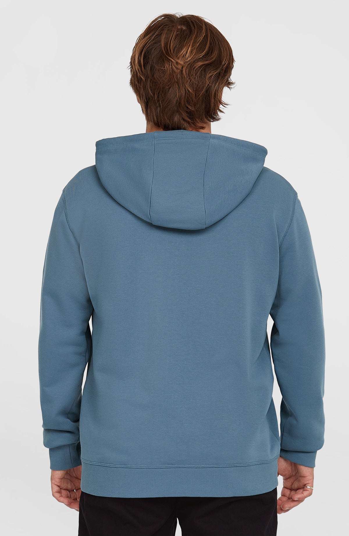 Sweat à capuche et zip intégral Small Logo | Copen Blue