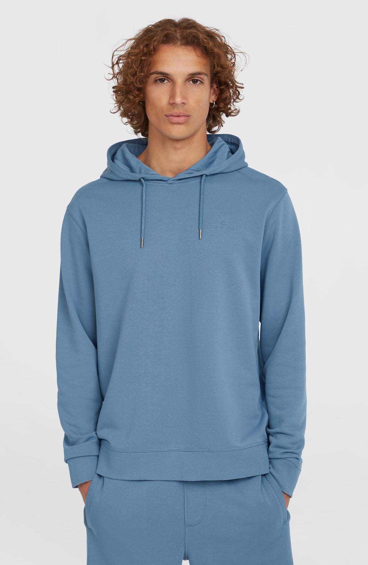 Sweat à capuche Small Logo | Copen Blue