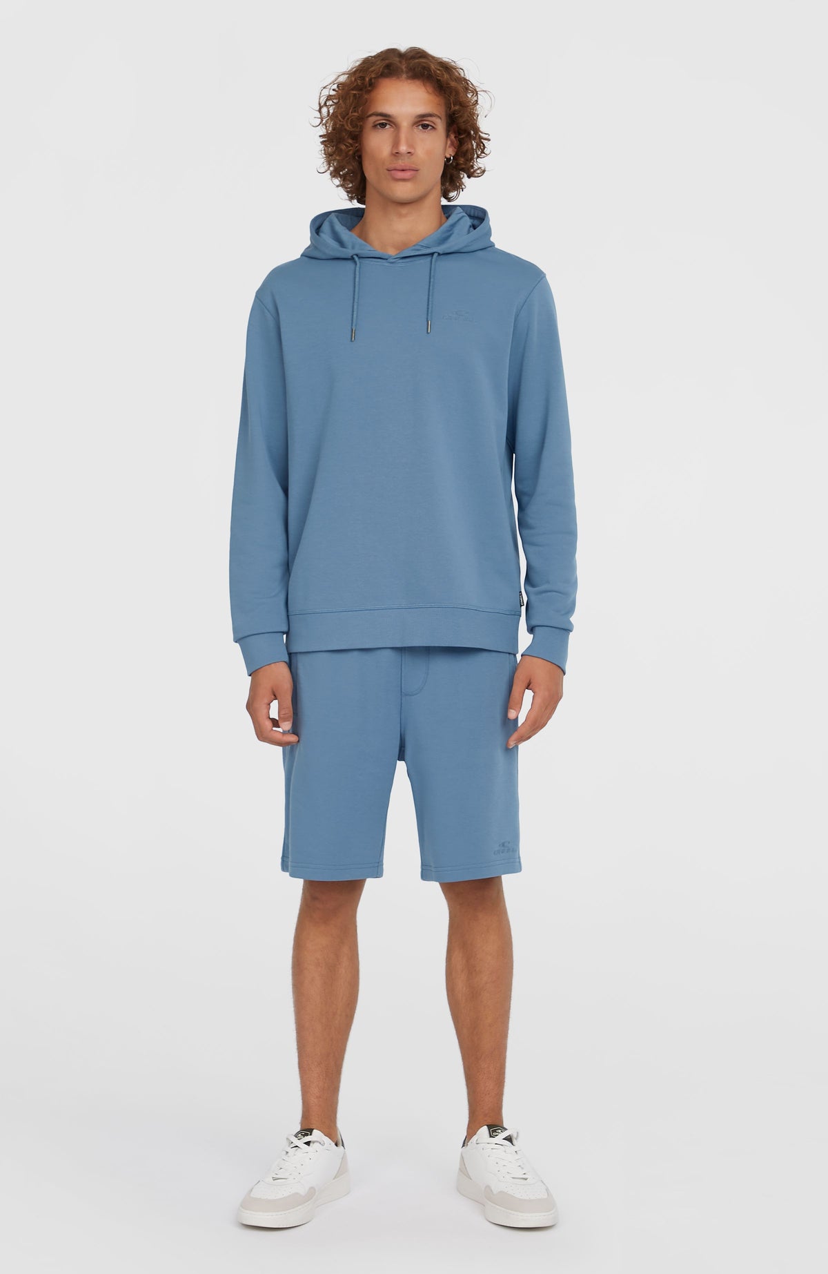 Sweat à capuche Small Logo | Copen Blue