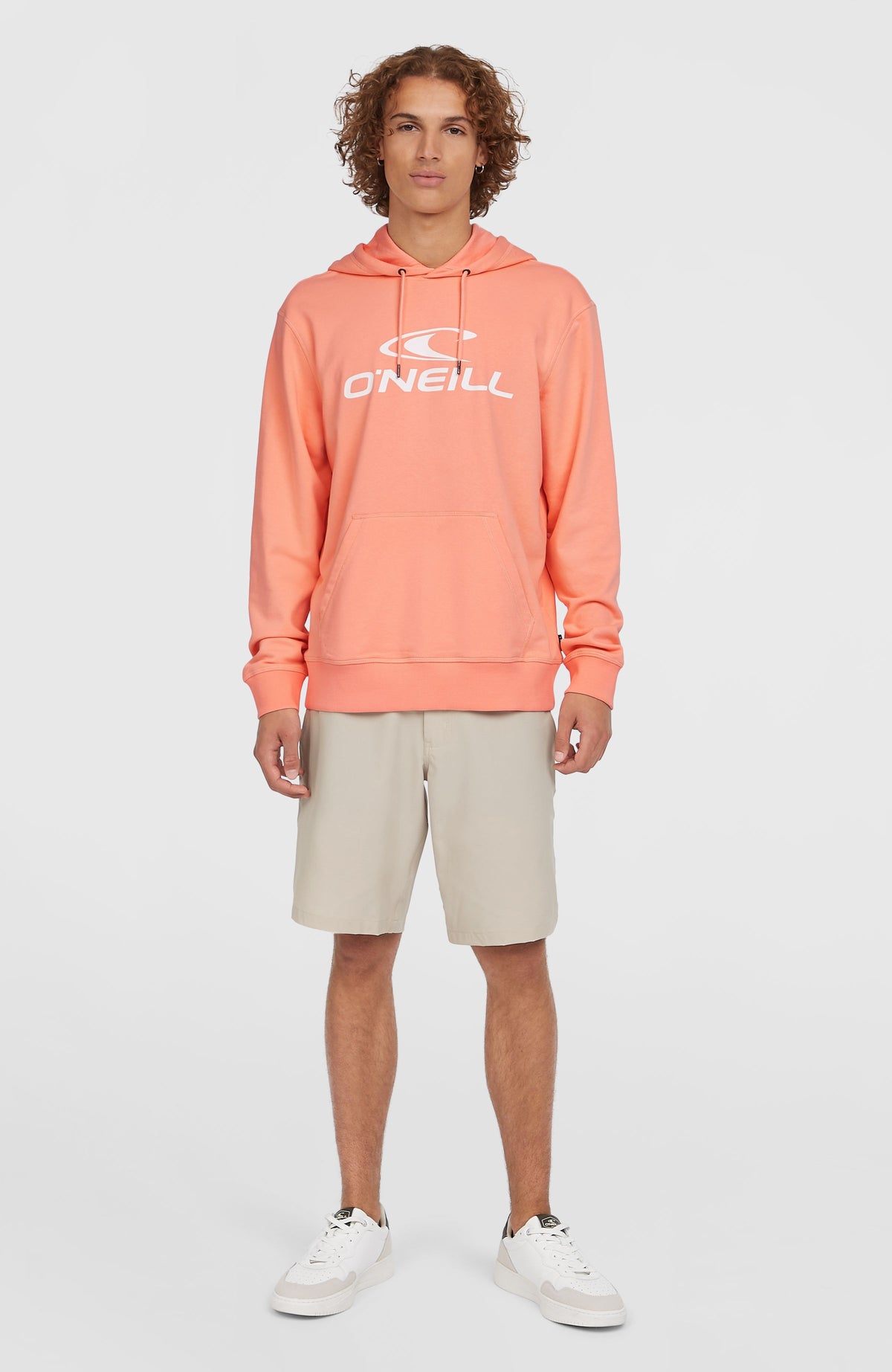 Sweat à capuche Logo | Coral Pop