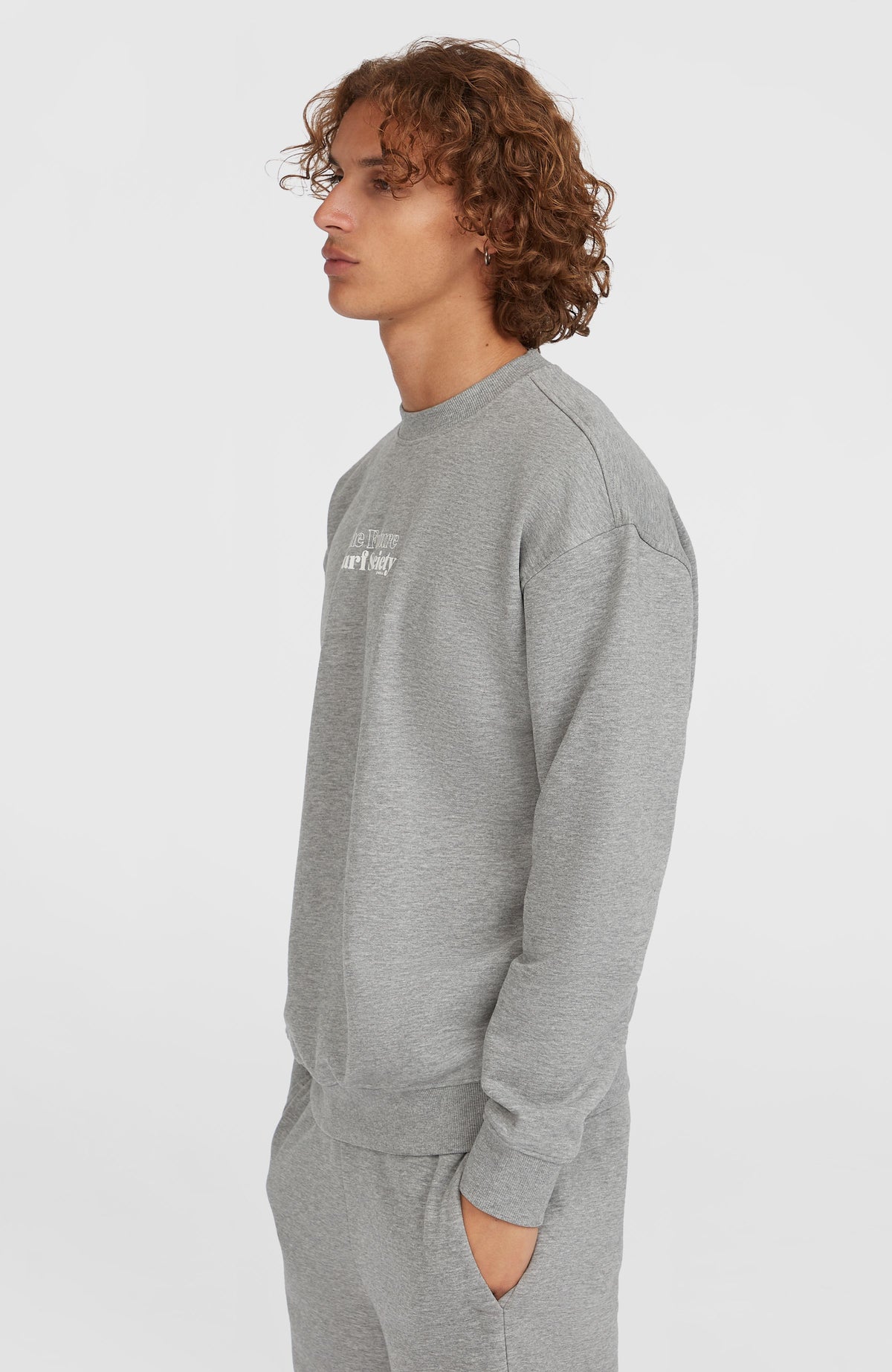 Sweatshirt Future Surf Crew | Silver Melee