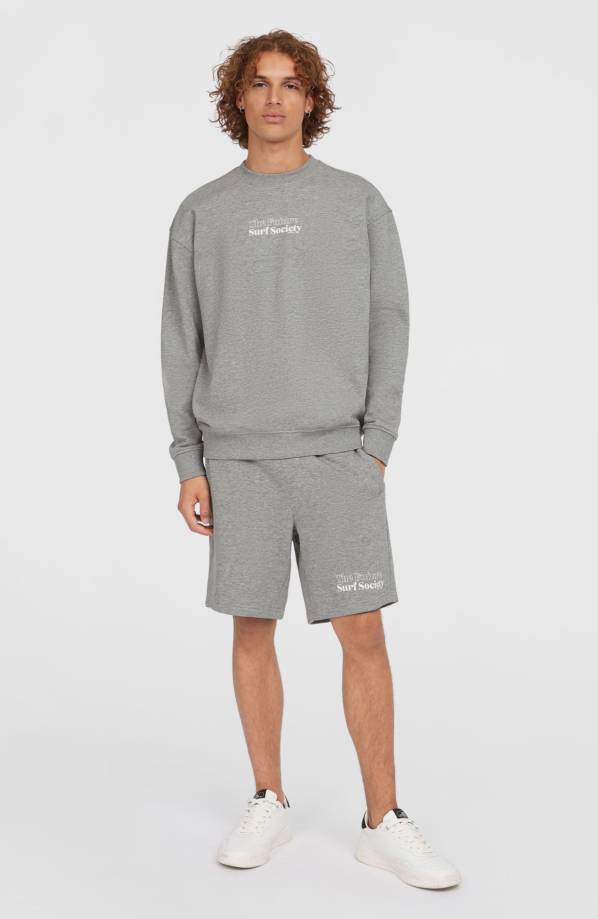 Sweatshirt Future Surf Crew | Silver Melee