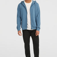 Sweat à capuche et zip intégral Small Logo | Mozart Blue