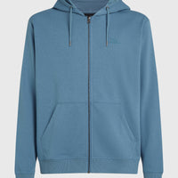 Sweat à capuche et zip intégral Small Logo | Mozart Blue