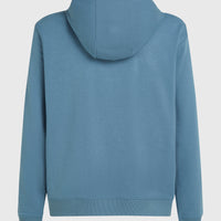 Sweat à capuche et zip intégral Small Logo | Mozart Blue
