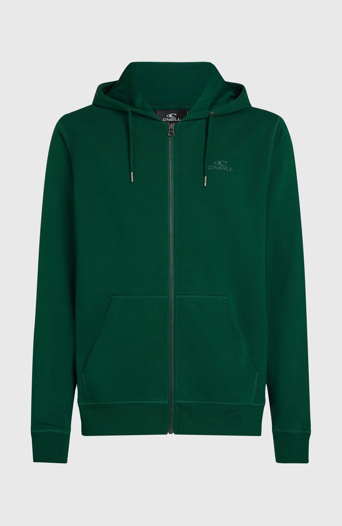 Sweat à capuche et zip intégral Small Logo | Emerald Envy
