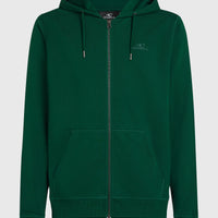 Sweat à capuche et zip intégral Small Logo | Emerald Envy