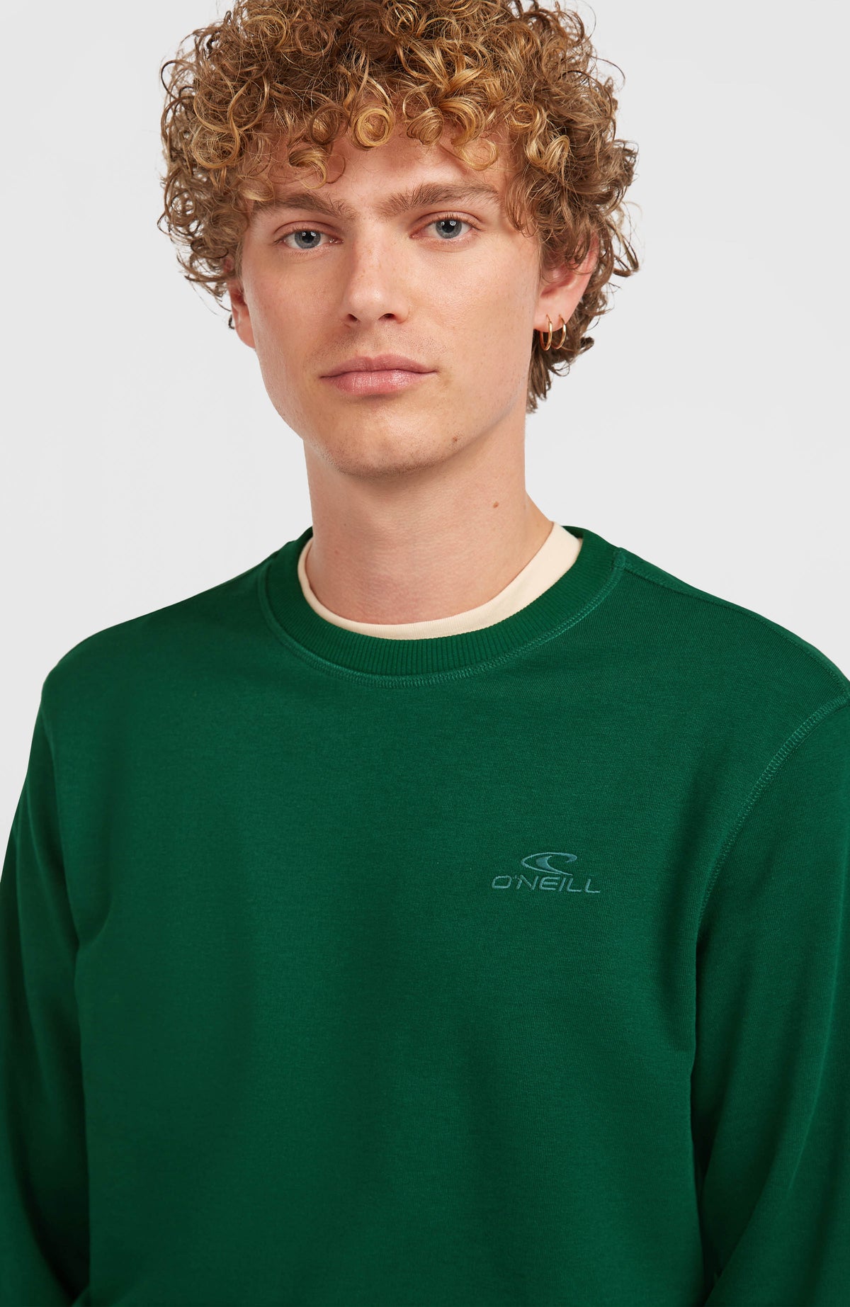 Sweatshirt à col rond Small Logo | Emerald Envy