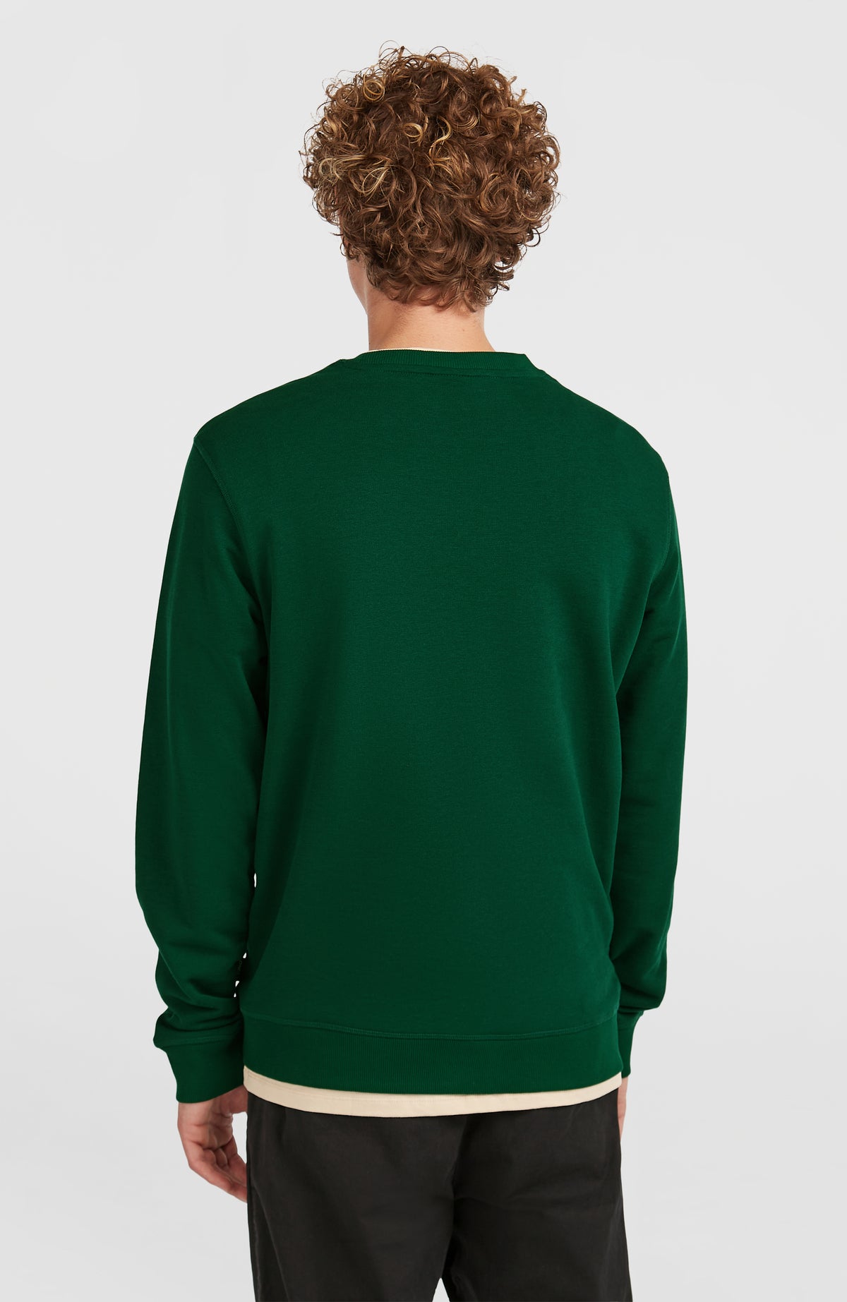 Sweatshirt à col rond Small Logo | Emerald Envy