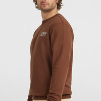 Sweatshirt à col rond Original Cali Logo | Hazel Spice