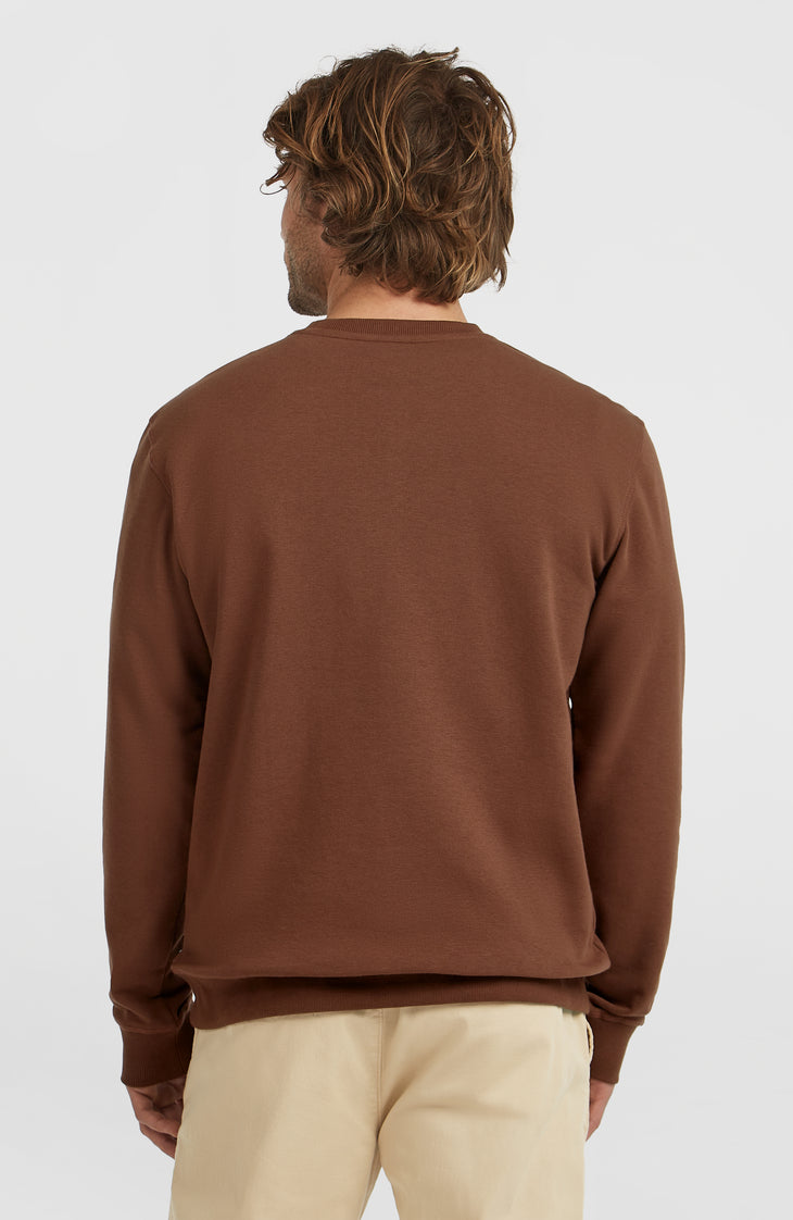 Sweatshirt à col rond Original Cali Logo | Hazel Spice