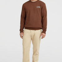 Sweatshirt à col rond Original Cali Logo | Hazel Spice