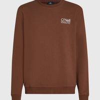 Sweatshirt à col rond Original Cali Logo | Hazel Spice