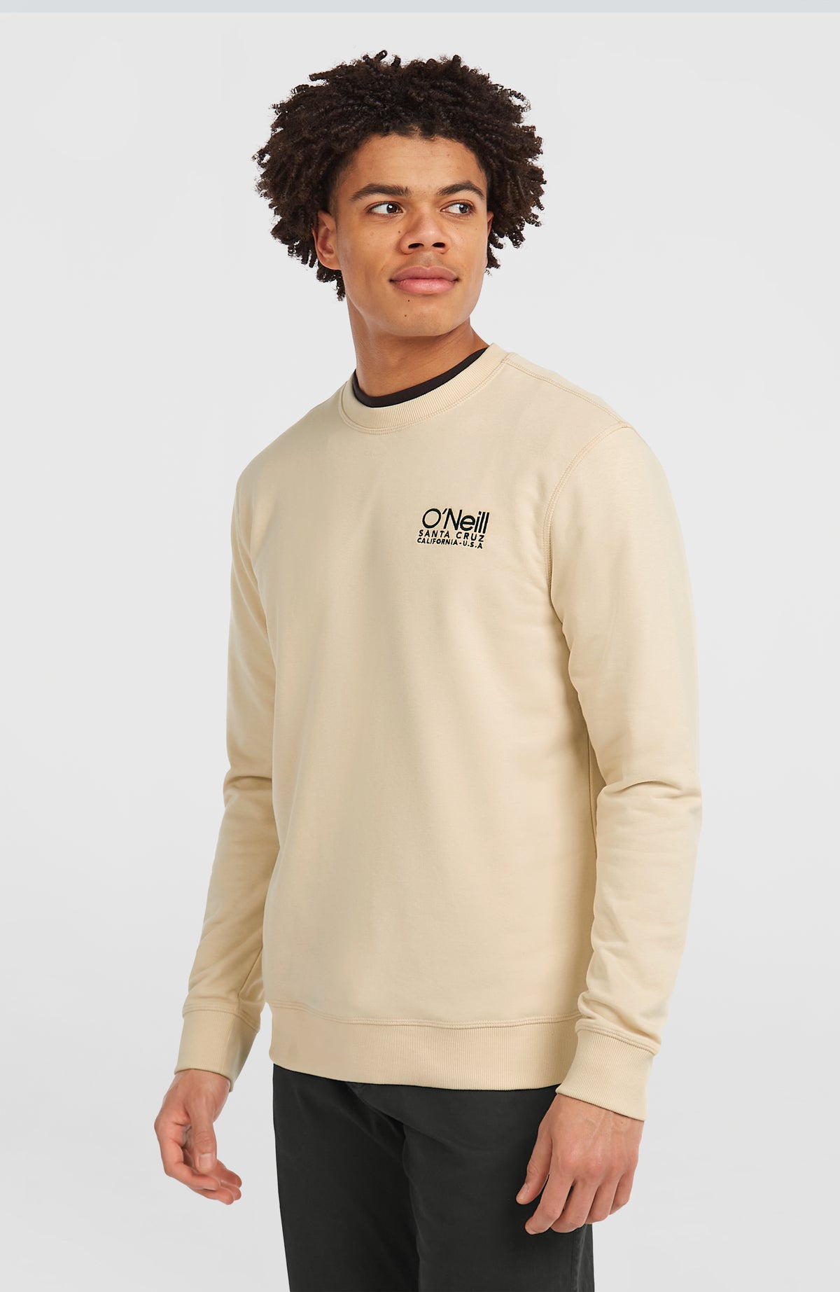 Sweatshirt à col rond Original Cali Logo | Macaron