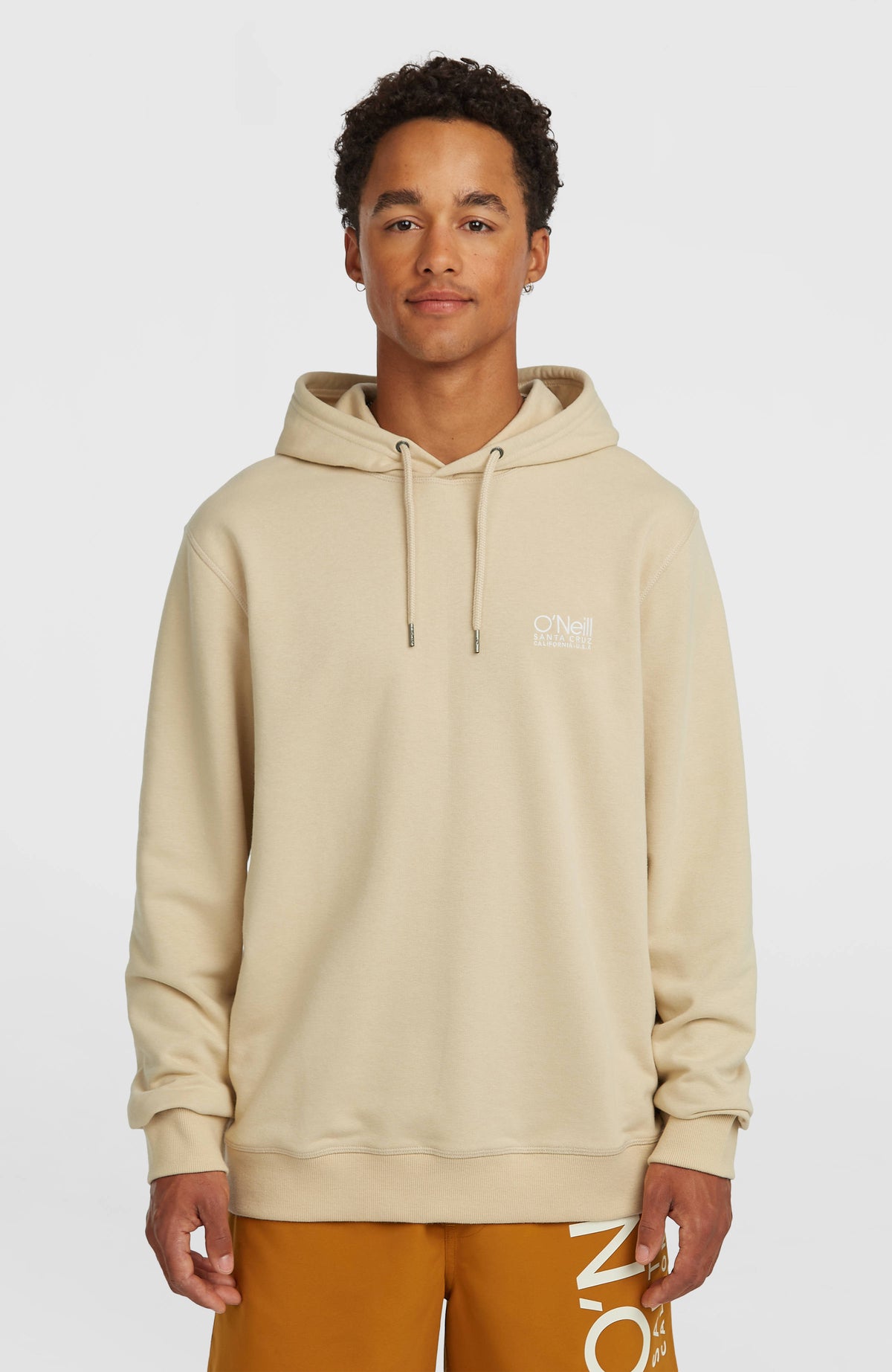 Sweat à capuche Original Cali Logo | Cocoa Sand