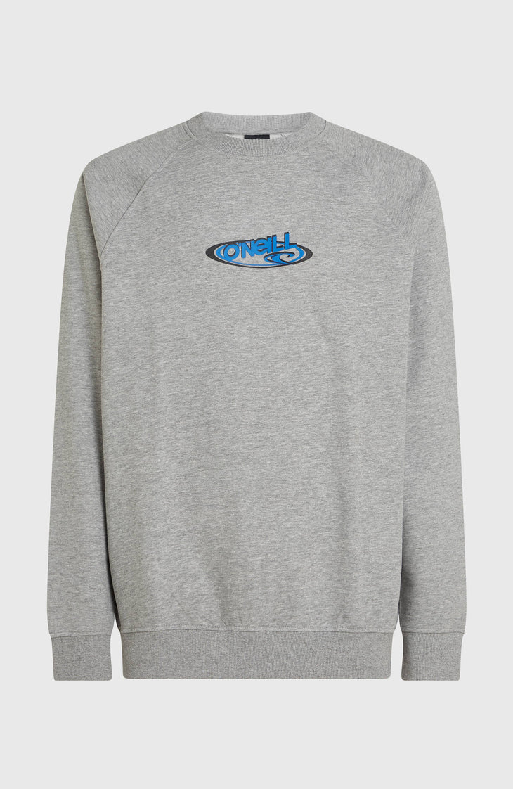 Sweatshirt à col rond Essentials 90s Logo | Silver Melee