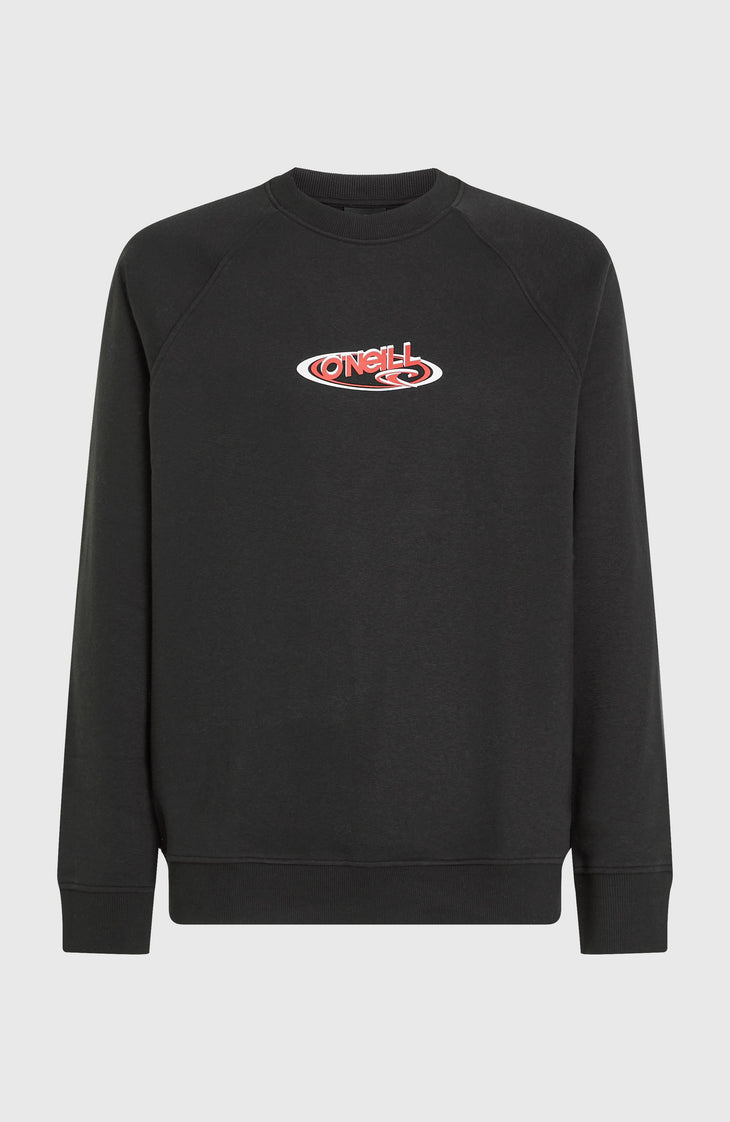 Sweatshirt à col rond Essentials 90s Logo | Black Out