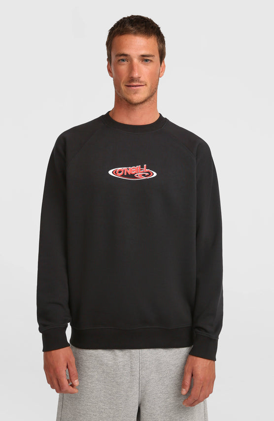 Sweatshirt à col rond Essentials 90s Logo | Black Out