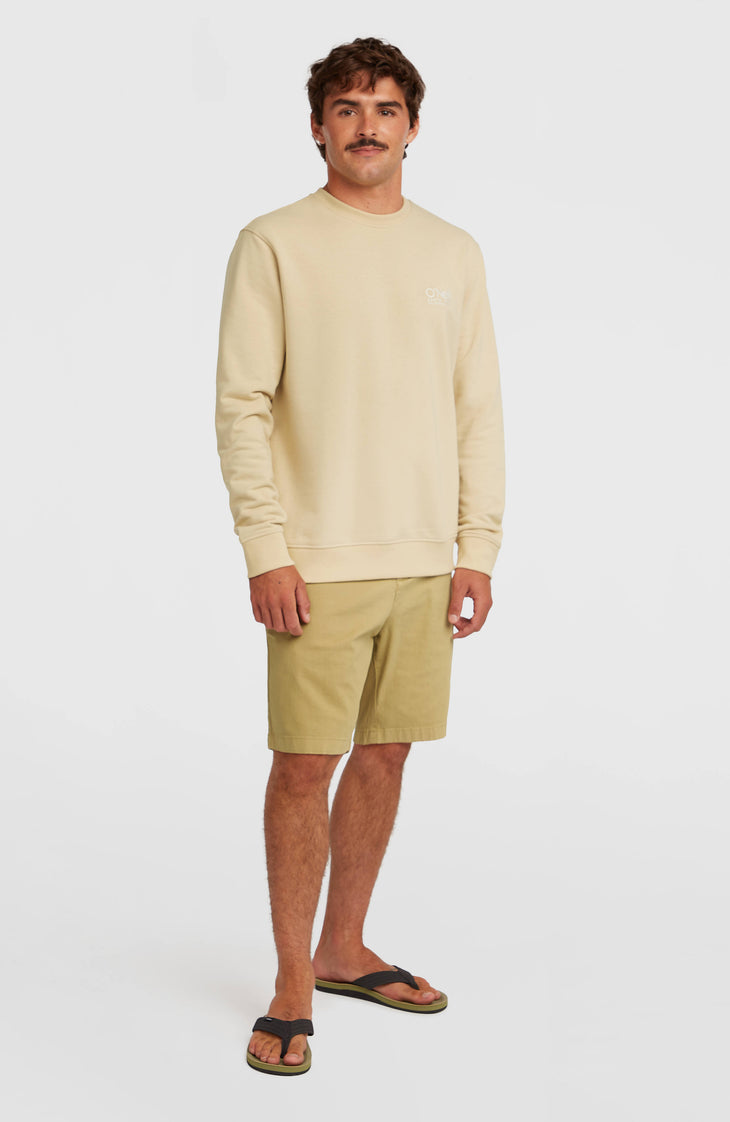 Sweatshirt à col rond Original Cali Logo | Cocoa Sand