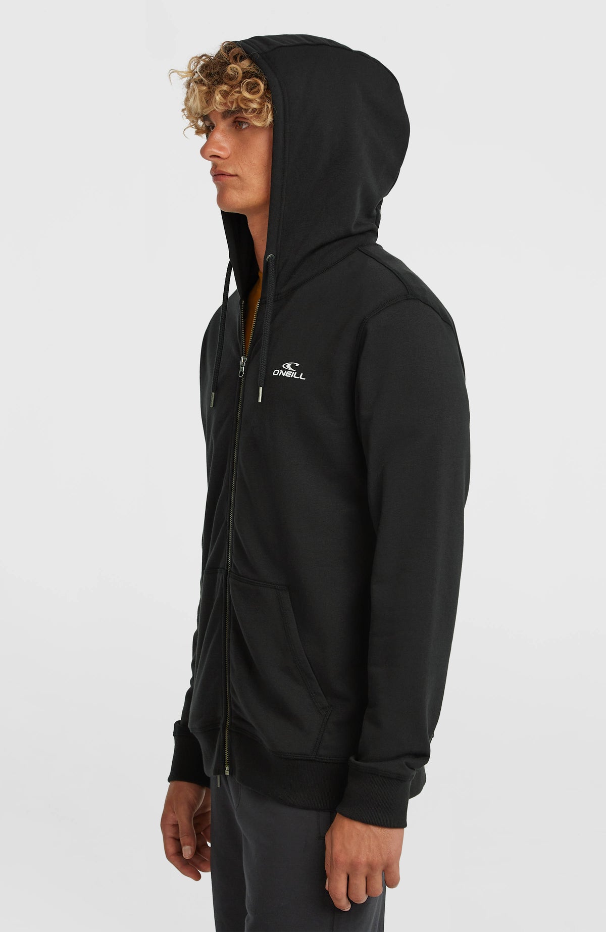 Sweat à capuche et zip intégral Small Logo | Black Out