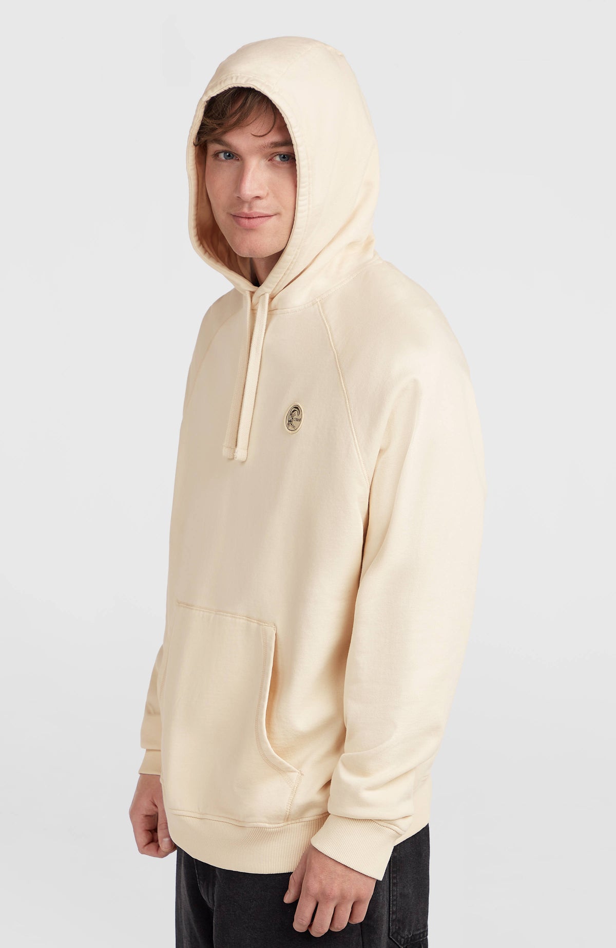 Sweat à capuche O'Riginals Badge | Linen White